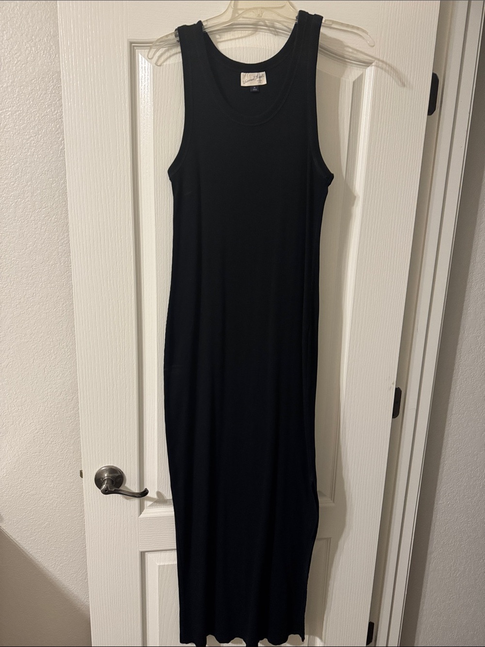 Universal Thread Black Sleeveless Tank Maxi Dress